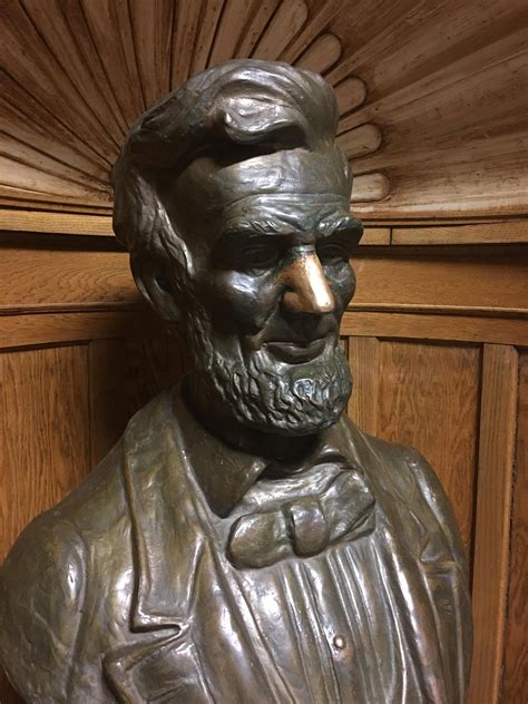 The Nose On This Abraham Lincoln Bust Rwellworn