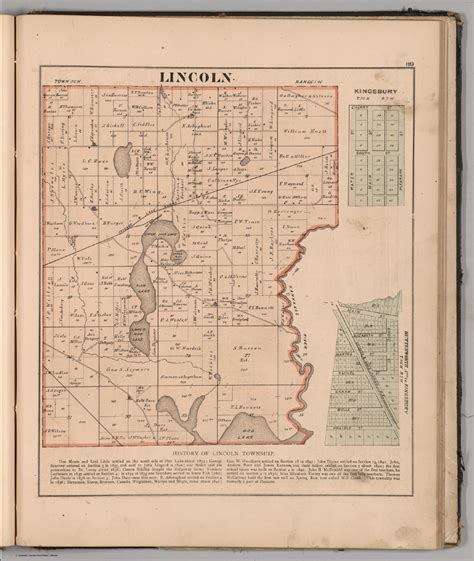 Lincoln Township, Laporte County, Indiana. - David Rumsey Historical