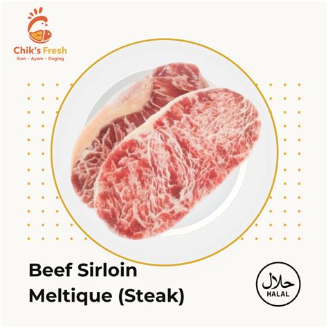 Jual Sirloin Meltique Beef Steak Meltique Beef Sirloin 200gram