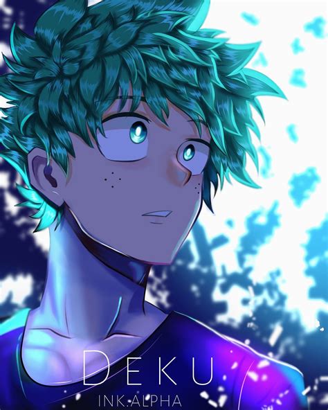I Drew Deku From My Hero Academia Instagram Inkalpha Anime