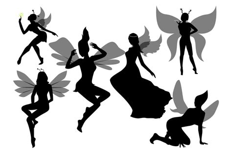 Fairy Silhouette Freevectors