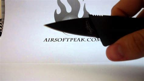 Airsoftpeakcom Tactical Cardsharp Credit Card Folding Safety Knife