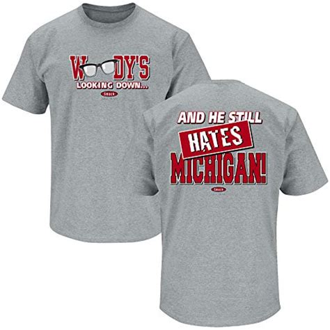 Ohio State Football Fans Woodys Lookin Down Anti Michigan Shirt