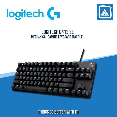 Logitech G413 Tkl Se Mechanical Gaming Keyboard Tactile Bluearm