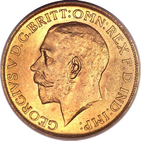 British 1 Sovereign 1911 1919 George V Ottawa Mint Foreign Currency