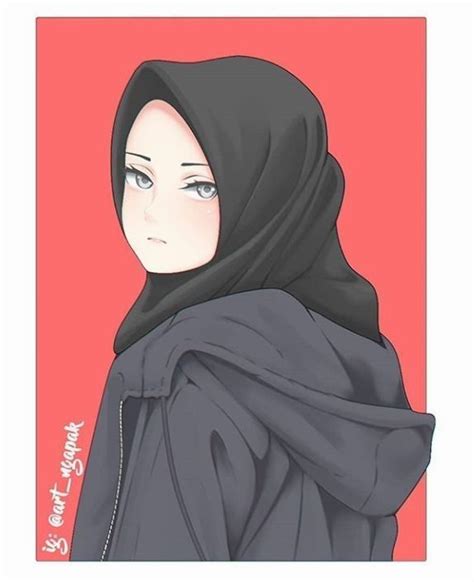 Hijabers Fanart Anime Art Beautiful Anime Muslim Islamic Girl