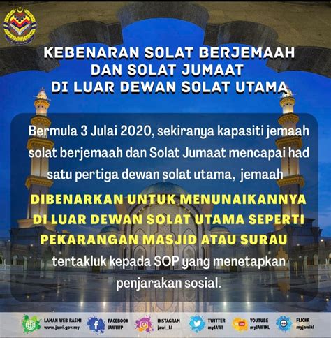 Panduan ini disediakan secara tersusun dengan gambarajah untuk memudahkan anda memahami dengan jelas. Kebenaran Solat Berjemaah dan Solat Jumaat Di Luar Dewan ...