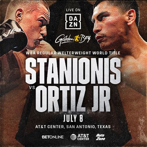 Vergil Ortiz Eimantas Stanionis Fight Off For A Third Time Latest Boxing News