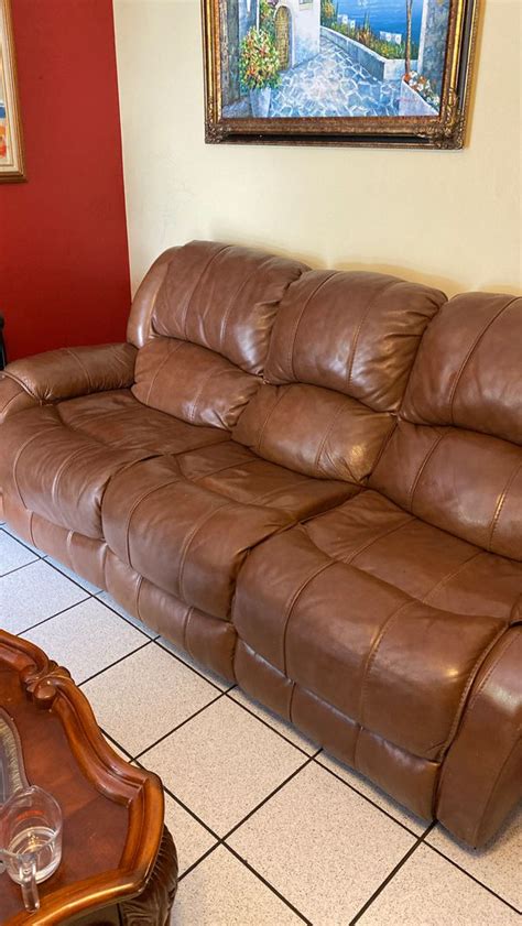El Dorado Furniture Sofa And Love Seat For Recliners Real Leather For