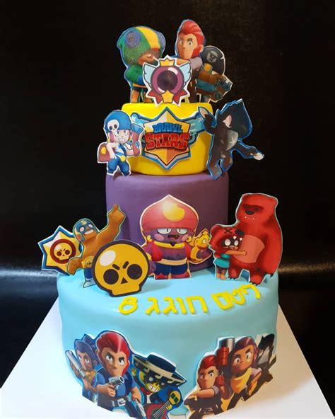 Brawl stars cake, pastel arcoíris. Instagram media added by @tali8343בראול סטארס 🌟 🎊 ⭐ הלהיט ...