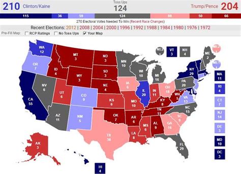 2020年美国大选选举地图（2017年8月6日） 知乎