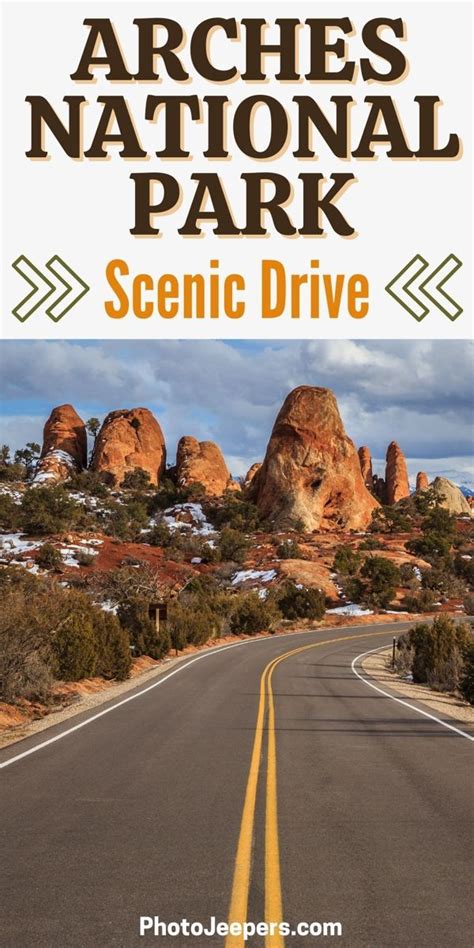 The Arches National Park Scenic Drive Takes You Through A Stunning Red
