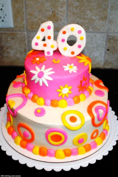 Ideas for a birthday cake. 40th Birthday Cake Woman Insipiration 2015 - The Best Party Cake
