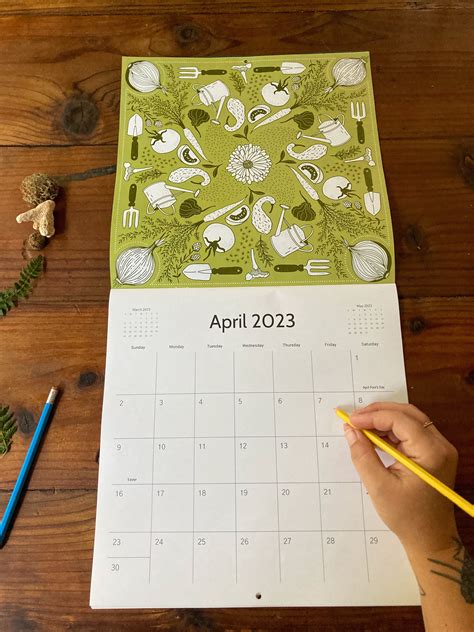2023 Wall Calendar Art Calendar Illustrated Calendar Etsy Australia