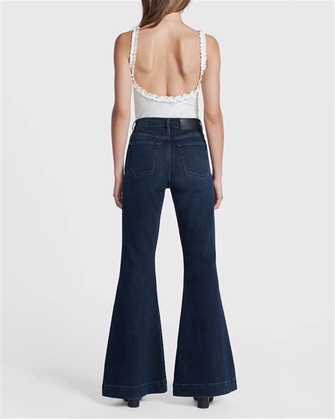 7 for all mankind ultra high rise megaflare jeans neiman marcus