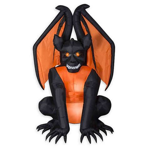 Save on your halloween inflatables and christmas blowups which make for great yard decorations. Inflatable Sitting Gargoyle 8 Foot Outdoor Halloween ...