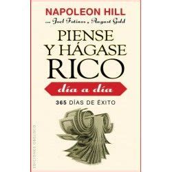 Piense y hagasé rico napoleón hill. Piense y hagase rico dia a dia | Libros, Libros de autoayuda y Libros para leer