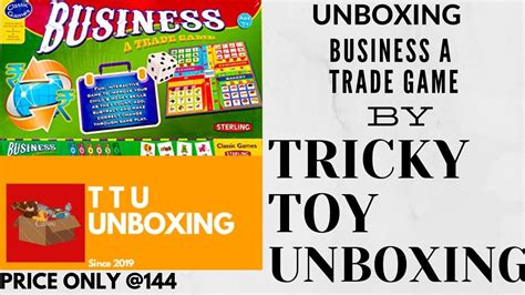 Business A Trade Game Unboxing By Tricky Toy Unboxing Youtube