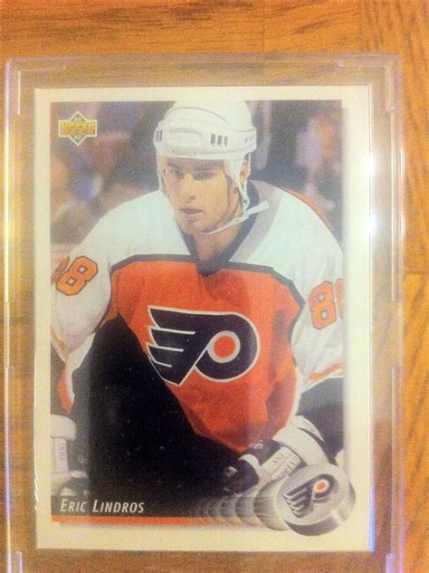 He played 20 seasons in the national hockey league (nhl) for four teams from 1979 to 1999. Eric Lindros 1992 Upper Deck 'Lindros head on Recchi's ...