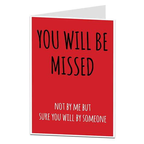 If you are seeking a quick forgiveness or even an acknowledgement, take the feline route. Funny Leaving Card | Sarcastic Message | LimaLima.co.uk