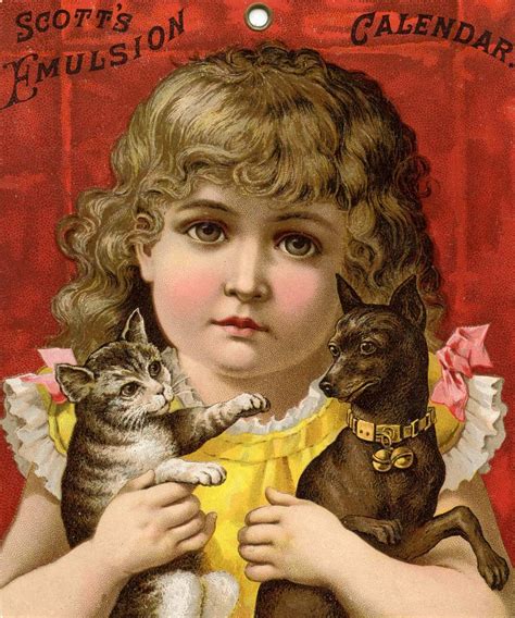 Clip Art Children With Pets Clip Art Vintage Vintage Cat Vintage