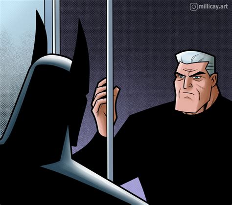 In The Dcau Batman Retired On The Happy Anniversary Bruce Fan Art R Dcau