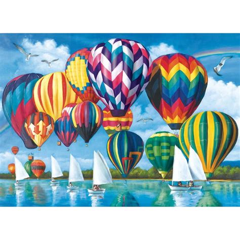Lafayette Puzzle Factory Hot Air Balloons Jigsaw Puzzle