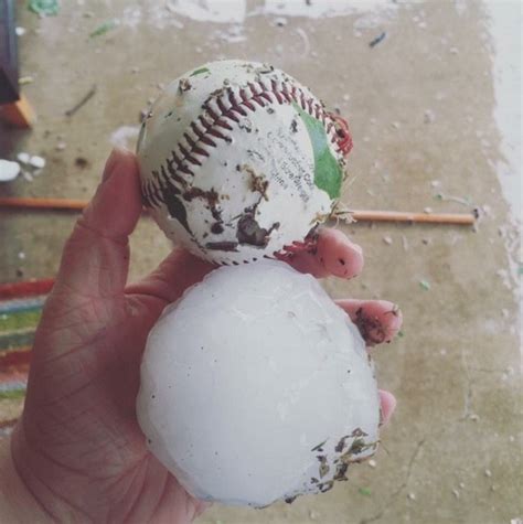 Crazy Hailstorm Hammers Texas With Hail The Size Of Baseballs On April