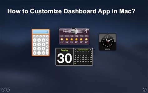 How To Customize Dashboard App In Macbook Webnots