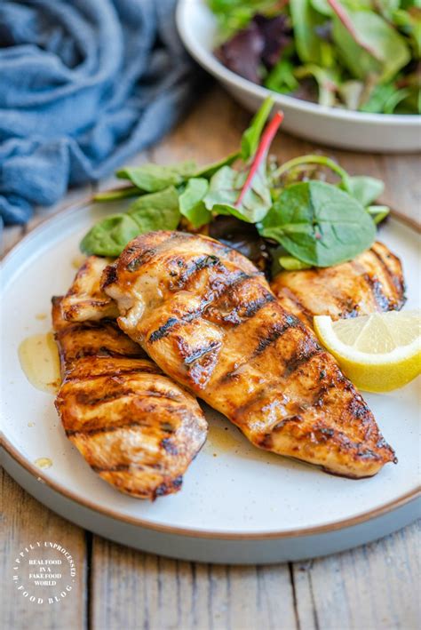 If you'd like to make plain shredded or diced chicken that is a blank canvas, try my easy methods for how to cook shredded chicken , crock pot shredded chicken , and instant pot chicken. Best Grilled Chicken Marinade - Happily Unprocessed