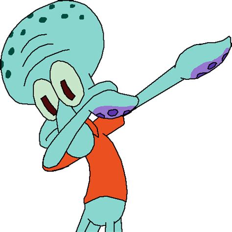 Pixilart Dabbing Squidward By Lapetus Ii