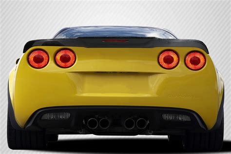 Carbon Fiber Wing Spoiler Body Kit For 2012 Chevrolet Corvette 0 2005