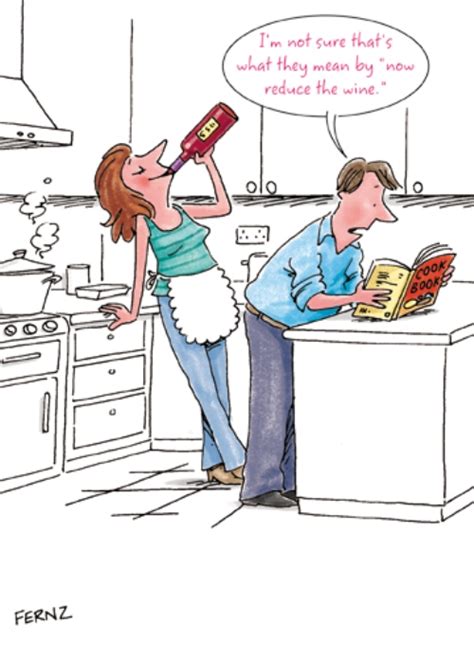 Fernz Funny Reduce The Wine Mothers Day Humour Greeting Card Cartoon