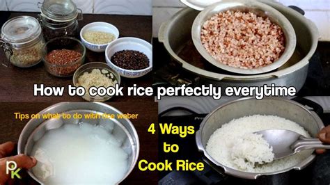 How To Cook Rice Perfectly 4 Ways To Cook Rice Perfect Rice Cooking