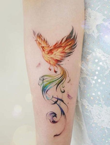 40 Feminine Phoenix Tattoo Ideas For Women And Meaning