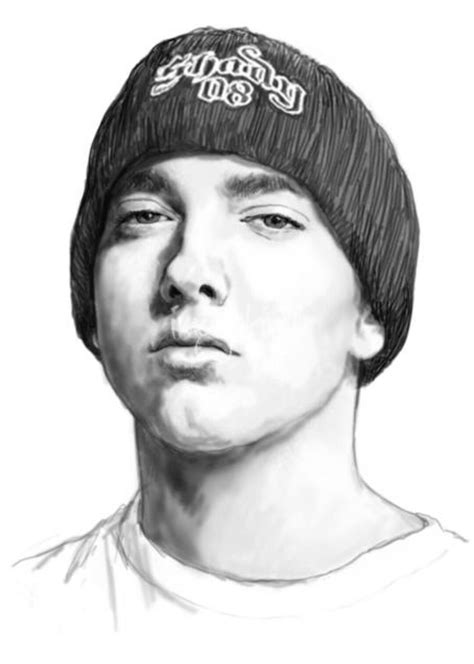 Pin By Makayla Henderson On Drawings D Eminem Drawing Rapper Art