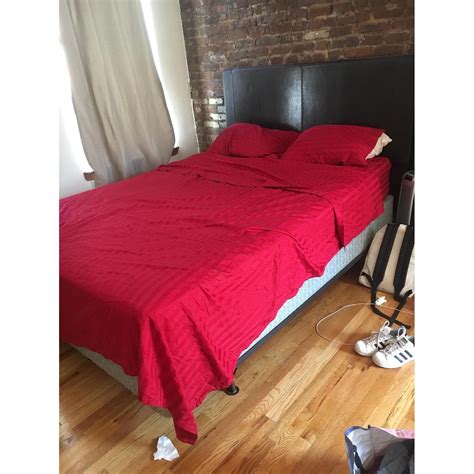 Cort Furniture Queen Size Metal Bed Frame - AptDeco