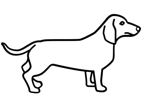 Dachshund Coloring Pages For Kids