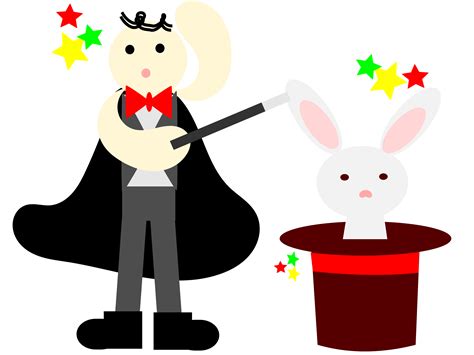 Clipart Magician With A Rabbit In A Hat Clipart Best Clipart Best