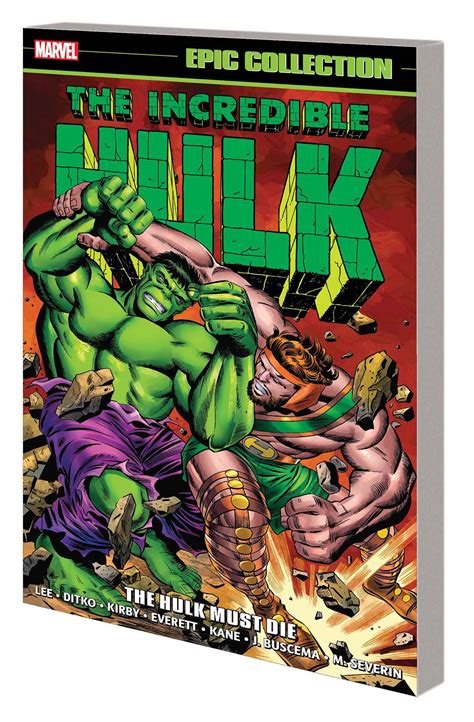 Aug171040 Incredible Hulk Epic Collection Hulk Must Die Tp Previews