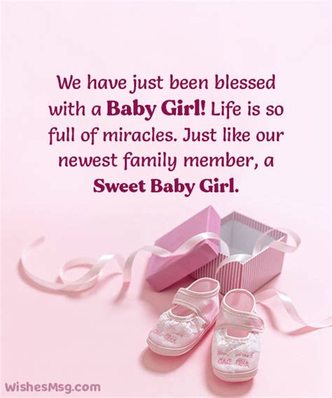 80 Baby Birth Announcement Messages Wishesmsg