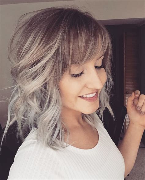 23 Best Medium Length Hairstyles With Bangs For 2018