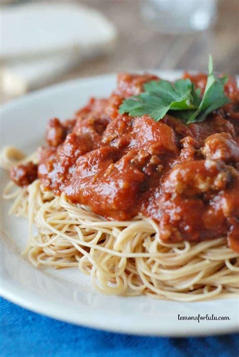 Easy Slow Cooker Meat Sauce