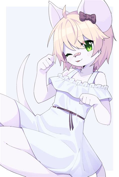 Furrybooru 2023 Absurd Res Accessory Ahoge Anthro Band Aid Bandage Blep Blush Blush Lines Bow