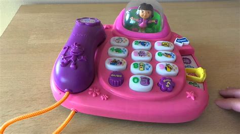 Vtech Nickelodeon Dora The Explorer Fun Telephone Toy For Kindergarten