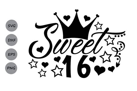 137 16th Birthday Cake Topper Svg Sweet 16 Svg Free Svg Png Eps Dxf File