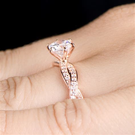 rose gold engagement rings engagement rings wiki