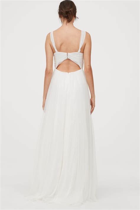 Können sie sich nicht vorstellen? Hochzeitskleid aus Tüll - Cremefarben - Ladies | H&M DE ...