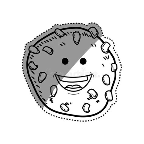 Ícone Dos Desenhos Animados Da Cookie Projeto Do Feliz Natal Gráfico De