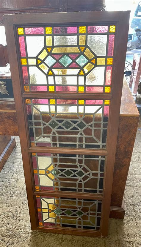 Craftsman Stained Glass Window